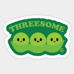 THREESOME Sticker